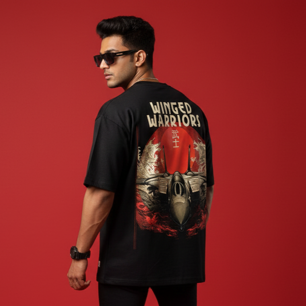Winged Warriors 1 | Oversized Fit T-Shirt