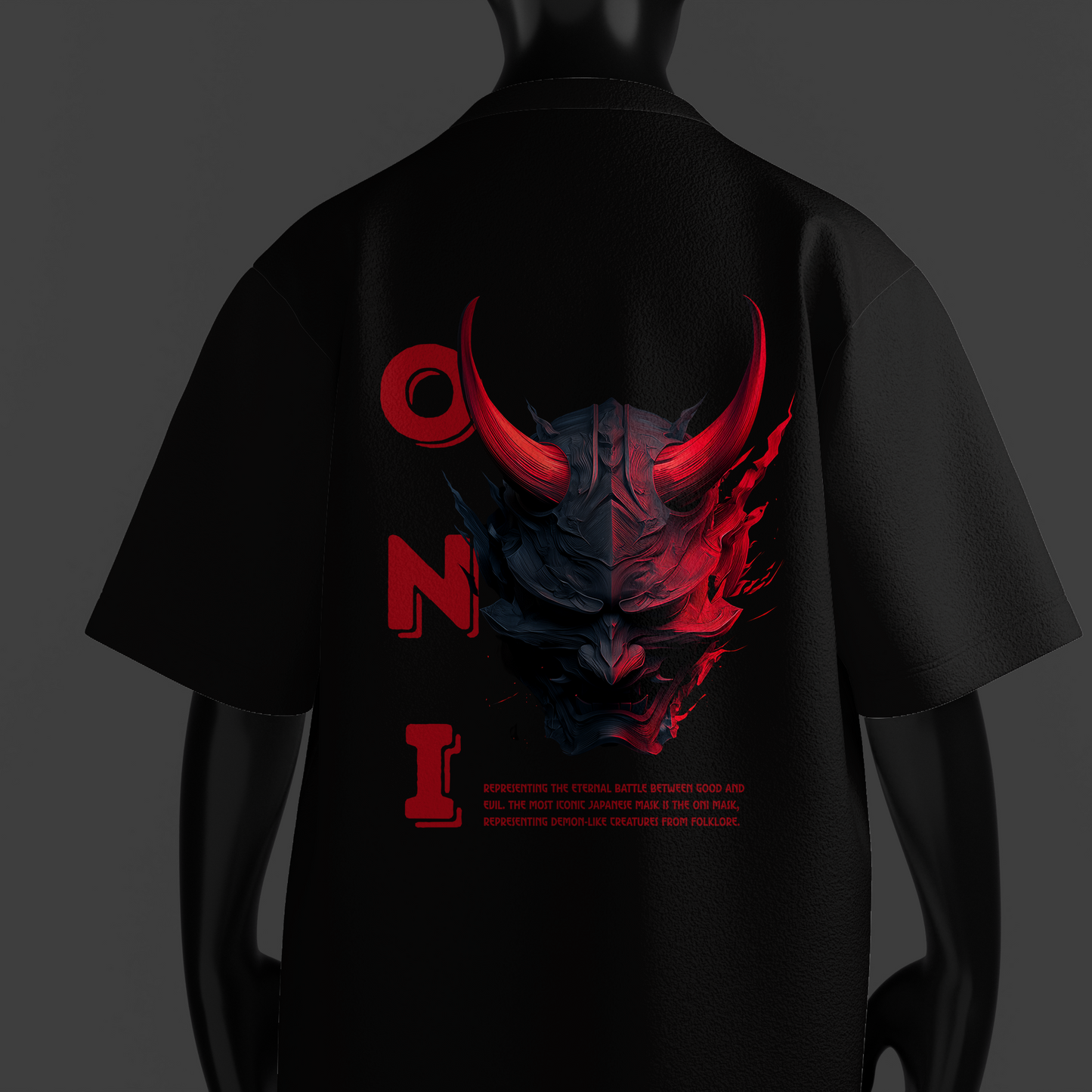 ONI MASK | Oversized fit tee