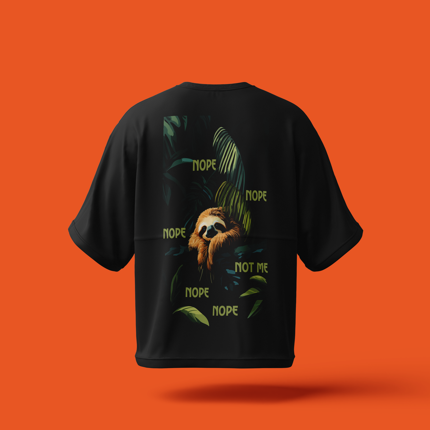 NOPE SLOTH | Oversized fit tee