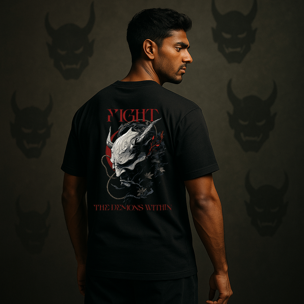 FIGHTING THE DEMONS WITHIN | Oversized fit