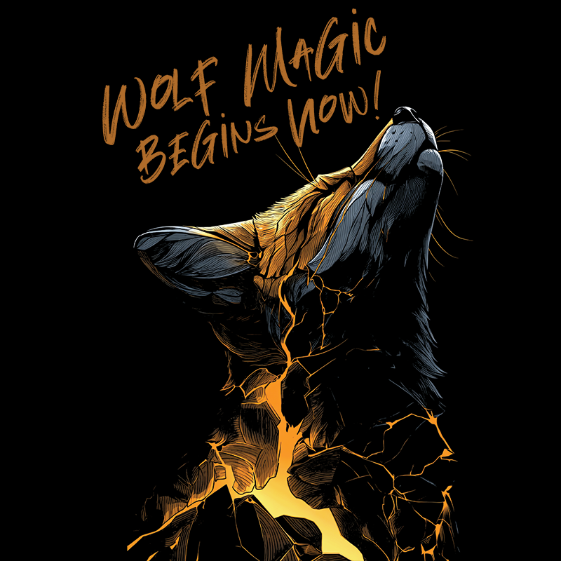 Wolf Magic | Oversized tee