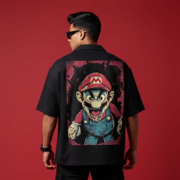 Retro Mario  | French Terry Shirt
