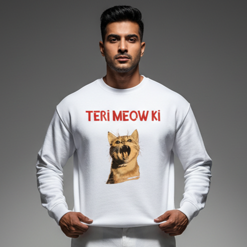 Teri Meow Ki Sweatshirt | Oversized fit