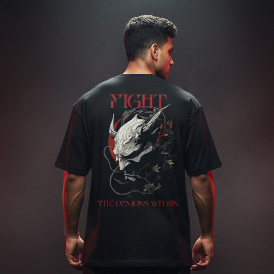 FIGHTING THE DEMONS WITHIN | Oversized fit