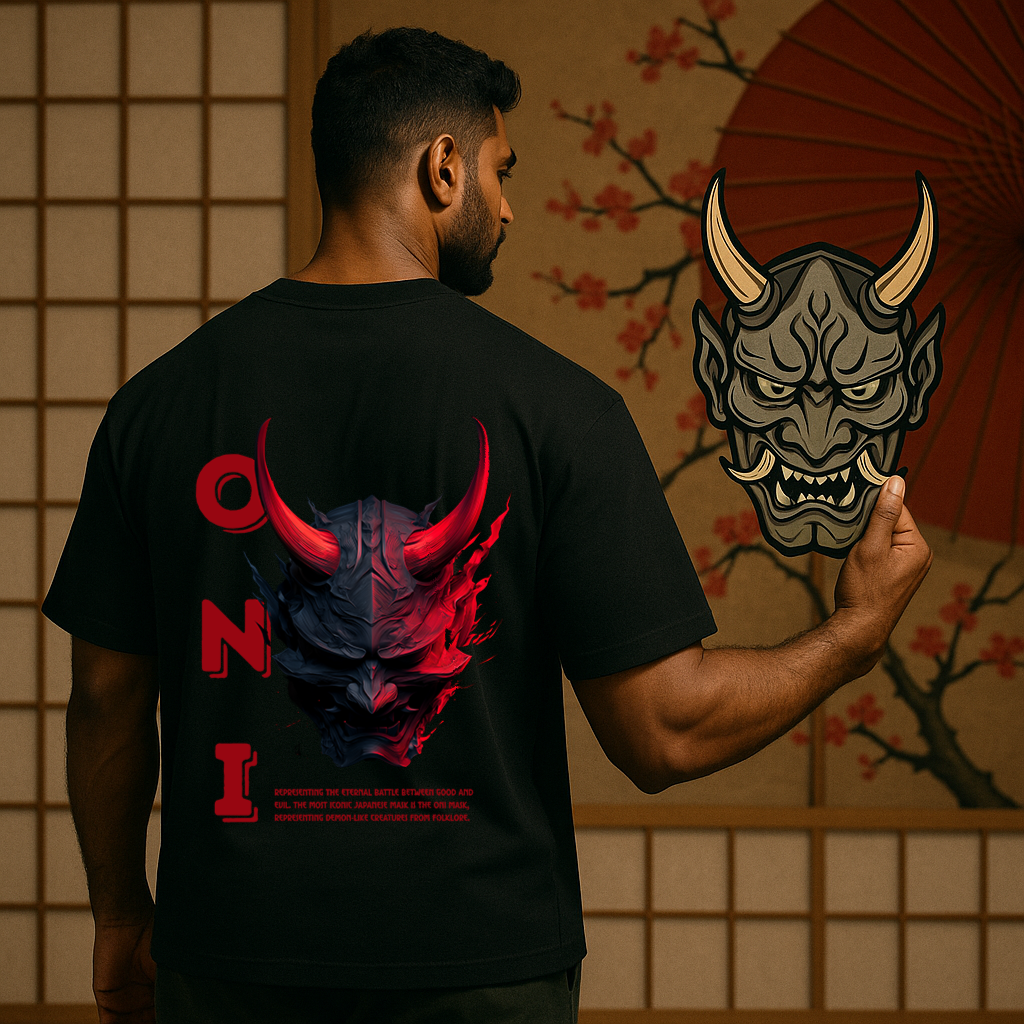 ONI MASK | Oversized fit tee