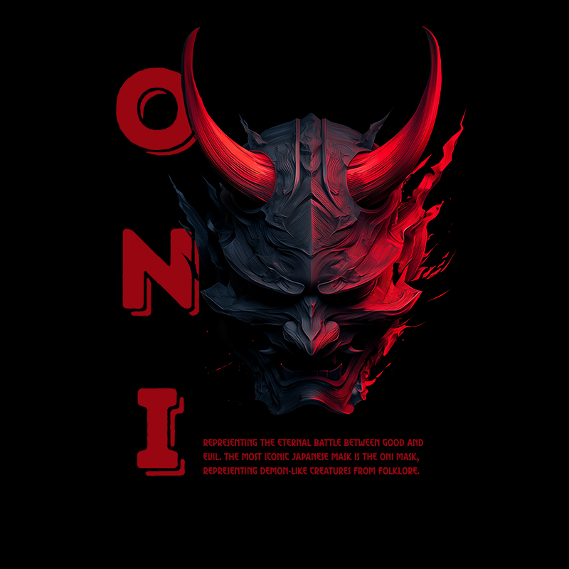 ONI MASK | Oversized fit tee