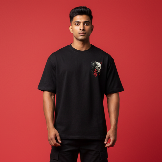 Ancient Skull | Oversized Fit T-Shirt