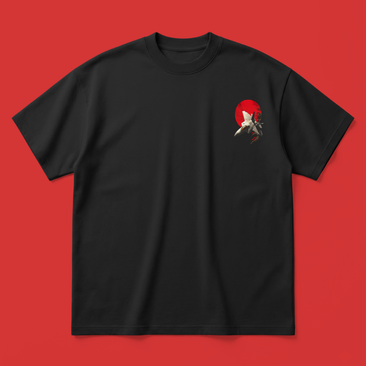 Winged Warriors Oversized Fit Graphic T-Shirt